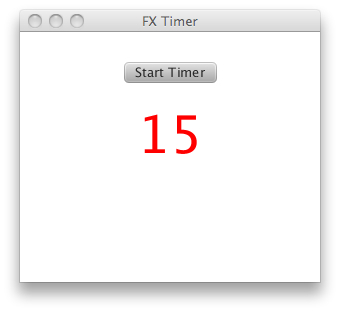 JavaFX Animation and Binding: Simple Countdown Timer | Anderson Software  Group, Inc.